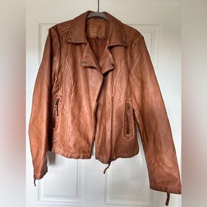Max Studio Vegan Leather Moto Jacket